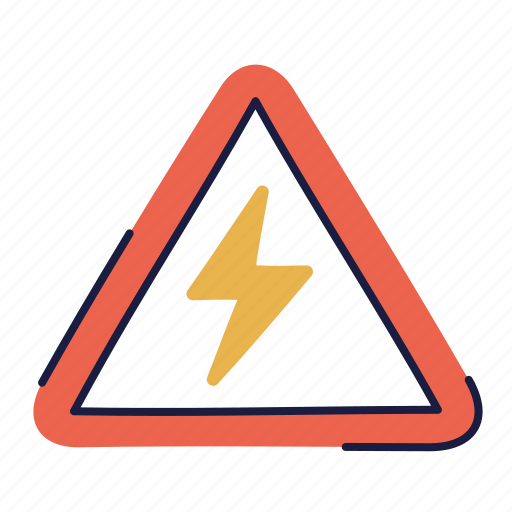 Caution, symbol, sign, charge, electric, cars icon - Download on Iconfinder
