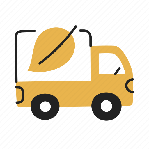 Electric, cargo, truck, battery, ecology, ev icon - Download on Iconfinder