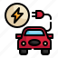 adapter, plug, power, electric, vehicle, charger, ev icon 