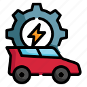 car, services, energy, electric, vehicle, ev icon