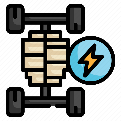 Electric, vehicle, car, power, battery, ev icon icon - Download on Iconfinder