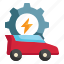 car, services, energy, electric, vehicle, ev icon 
