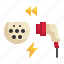 charge, power, adapter, plug, electric, ev icon 