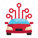 chip, car, electric, vehicle, control, ev icon