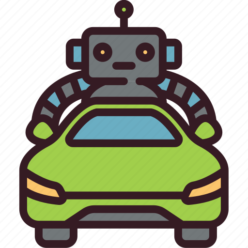 Auto, drive, autopilot, car, robot, vehicle, ai icon - Download on Iconfinder