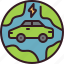earth, global, energy, globe, technology, eco, car 