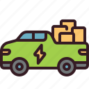 pickup, transport, delivery, electric