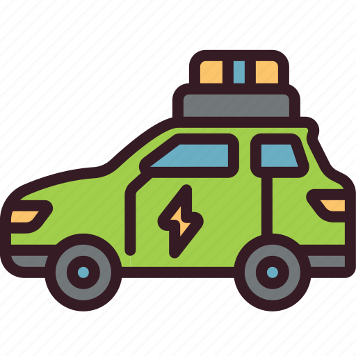 Travel, car, electric, trip, vacation icon - Download on Iconfinder