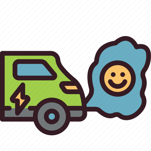 Emissions, electric, car, vehicle, eco, pollution, transport icon - Download on Iconfinder