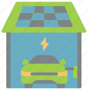 renewable, solar, panel, home, charge, power, energy, car, electric