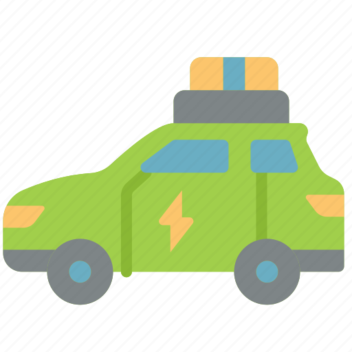 Travel, car, electric, transport, family, trip, vacation icon - Download on Iconfinder