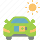 vehicle, automobile, solar, electricity, power, charge, energy, battery, alternative