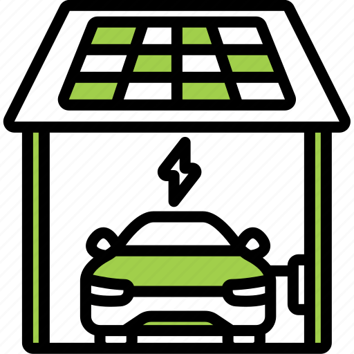 Renewable, solar, panel, home, charge, power, energy icon - Download on Iconfinder