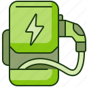 charge, electric, wall, car, station, ev