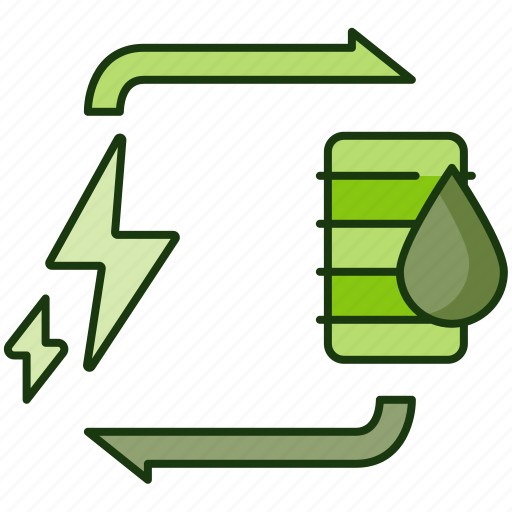 Hybrid, clean, electric, oil, power, energy, vehicle icon - Download on Iconfinder