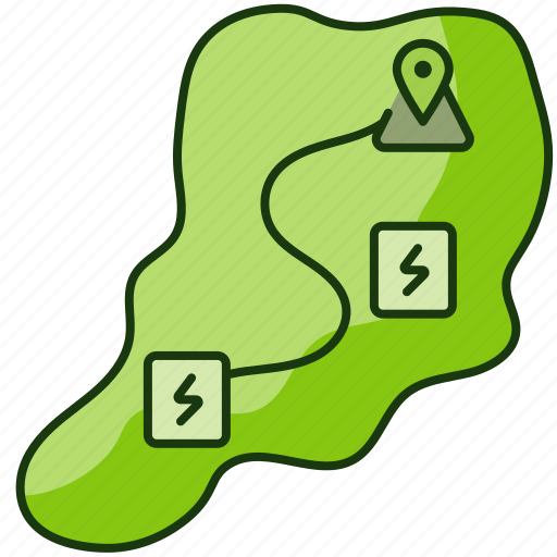 Station, map, charge, pin, electric, car, location icon - Download on Iconfinder