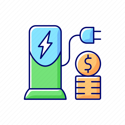 Electric, charger, cost, accounting icon - Download on Iconfinder