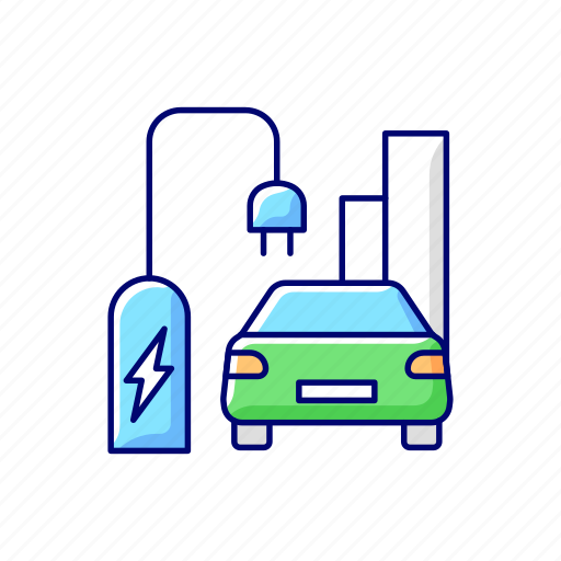 Electric, vehicle, charging, mobility icon - Download on Iconfinder
