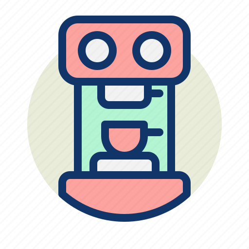 Appliance, cafe, coffee maker, electrical, kitchen icon - Download on Iconfinder