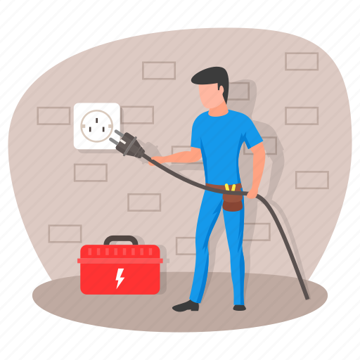 Electrical switch, electrical board, toolkit, wire, electrician, technicians, worker icon - Download on Iconfinder