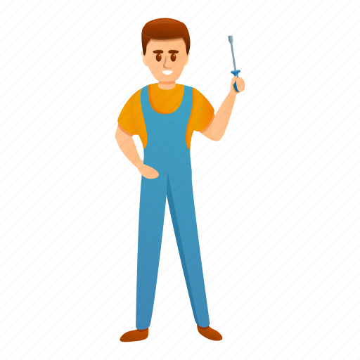 Electrical, electrician, man, plug, screwdriver, technology icon - Download on Iconfinder