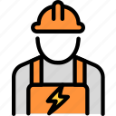 electrician, work, electric