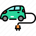 electric, car, vehicle