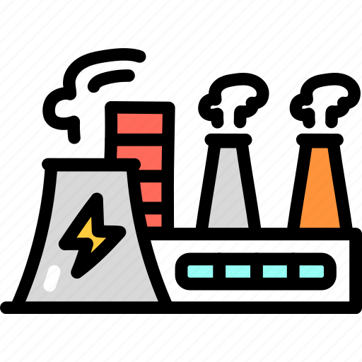 Electricity, power, factory, plant icon - Download on Iconfinder