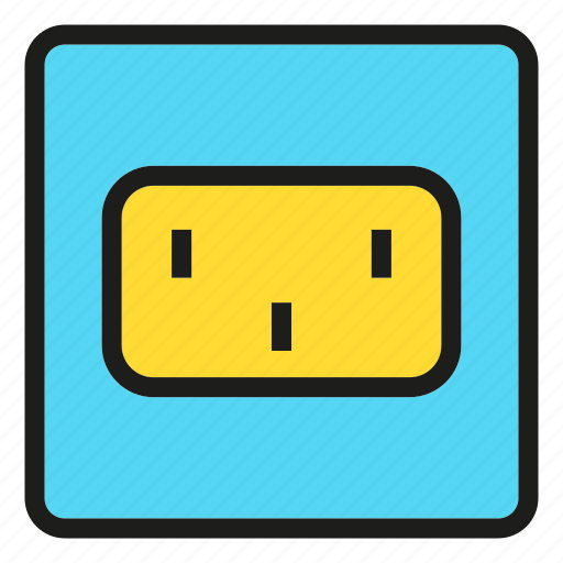 Device, electronic, energy, outlet, power icon - Download on Iconfinder