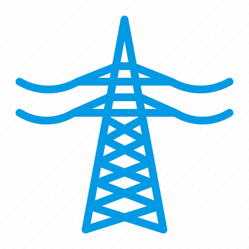 Electricity, line, power, tower icon - Download on Iconfinder