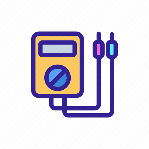 Ammeter, electricity, industry, power, technology, voltmeter icon - Download on Iconfinder