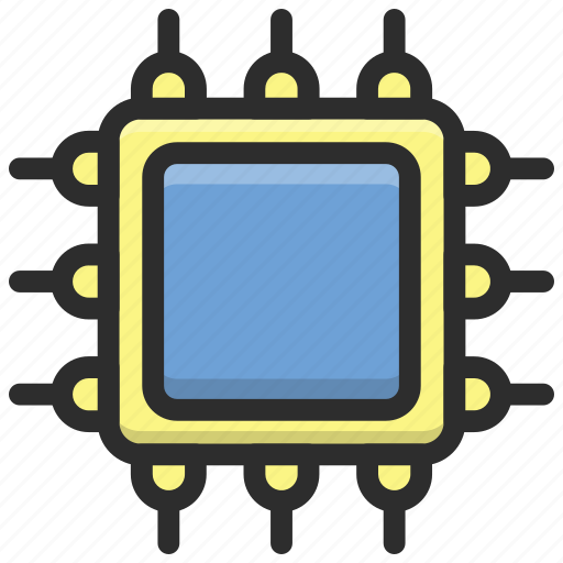 Hardware, microchip, mind, processor, website icon - Download on Iconfinder