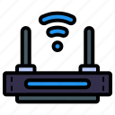 wifi router, modem, device, internet, connection