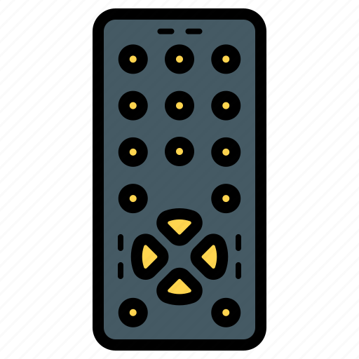 Remote control, buttons, controller, tv, television icon - Download on Iconfinder
