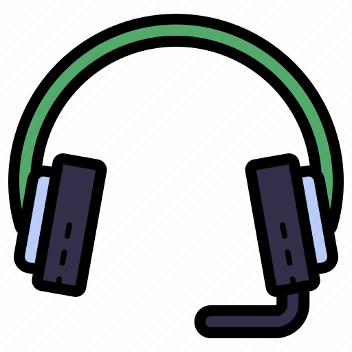 Headset, headphone, earphone, audio, sound icon - Download on Iconfinder