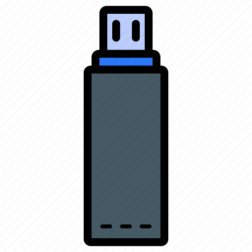 Usb, flash drive, plug, connector, storage icon - Download on Iconfinder