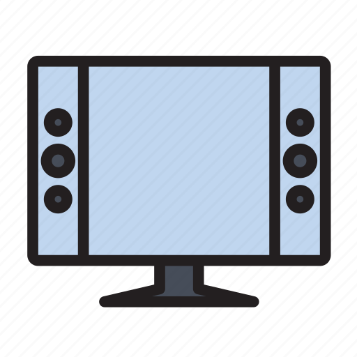 Electronic, lcd, monitor, pc, television, tv icon - Download on Iconfinder