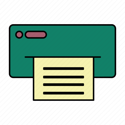 Electronics, equipment, printer, technology icon - Download on Iconfinder