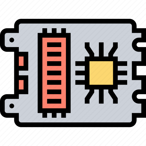 Pcb, circuit, board, electronic, component icon - Download on Iconfinder