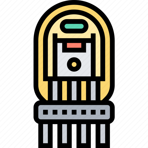 Tube, electronic, vacuum, electron, circuit icon - Download on Iconfinder