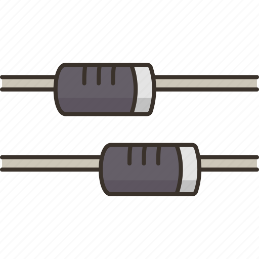 Diode, semiconductor, anode, cathode, current icon - Download on Iconfinder