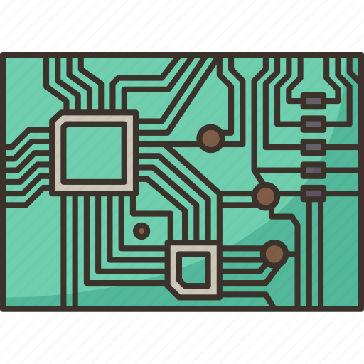 Pcb, circuit, board, electronic, component icon - Download on Iconfinder