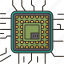 semiconductor, processor, microchip, cpu, electronic 