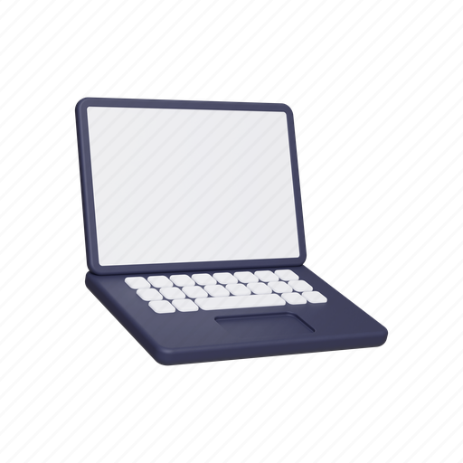 Laptop, computer, notebook, desktop, pc, monitor 3D illustration - Download on Iconfinder