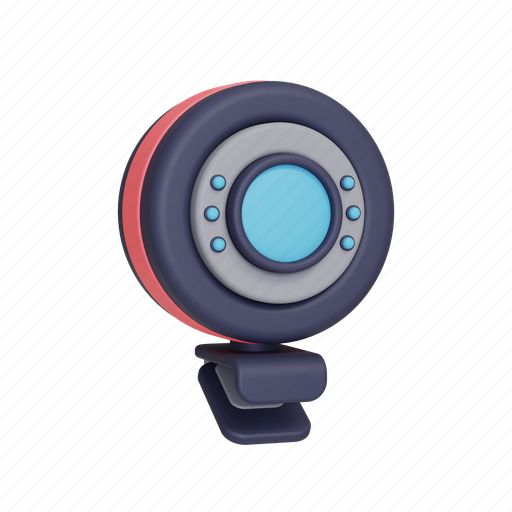 Webcam, camera, record, video call, video camera 3D illustration - Download on Iconfinder