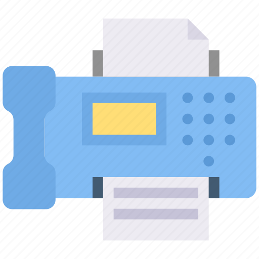 Communication, device, document, electronic, fax, telephone icon - Download on Iconfinder