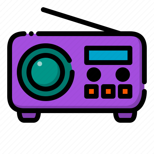 Fm, radio, music, speaker icon - Download on Iconfinder