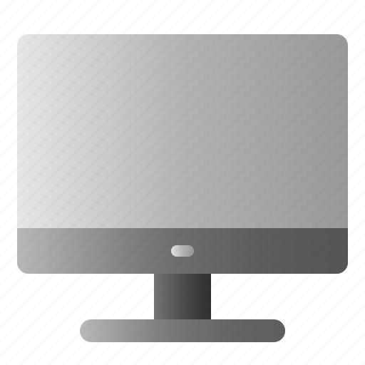Monitor, lcd, display, computer, desktop, tv, device icon - Download on Iconfinder