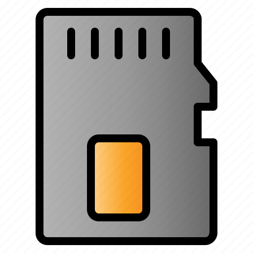 Memory, storage, database, data, micro sd, device, sim card icon - Download on Iconfinder