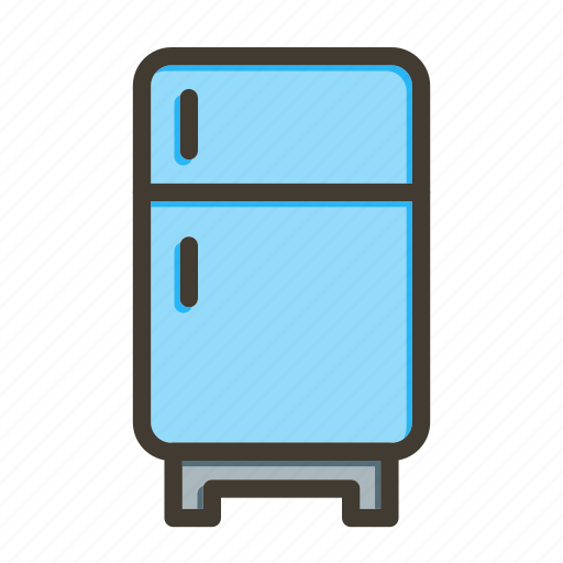 Fridge, refrigerator, freezer, kitchen, appliance icon - Download on Iconfinder